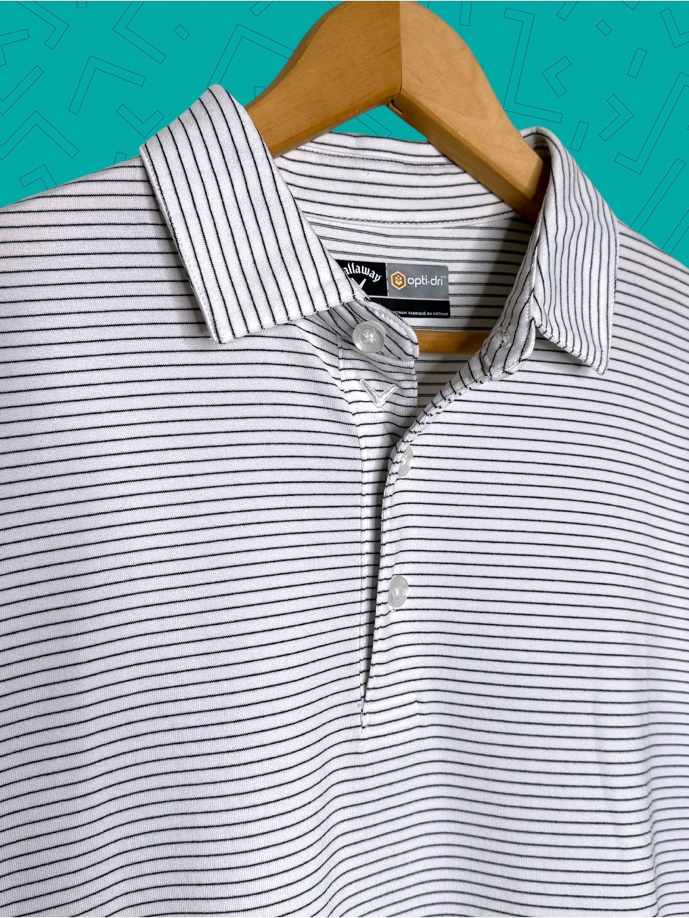 Callaway Striped Golf Polo Shirt